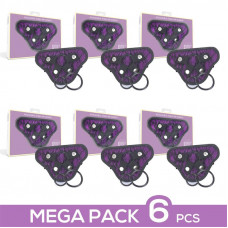 Pack 6 Miley Arnés Universal Ajustable 3 Anillos Silicona
