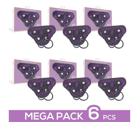 Pack 6 Miley Arnés Universal Ajustable 3 Anillos Silicona