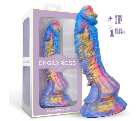 Drakeon Dildo Dragón Silicona Líquida 18 cm