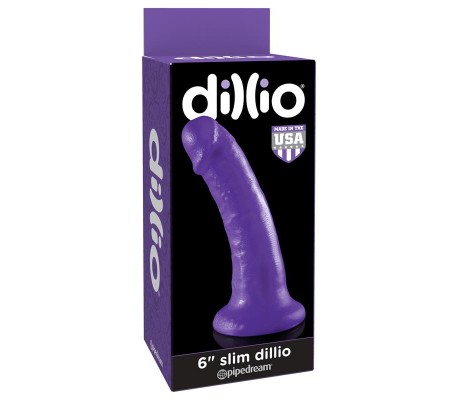 Dildo Slim 15,2 cm Púrpura