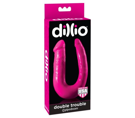 Dildo Doble Double Trouble Rosa