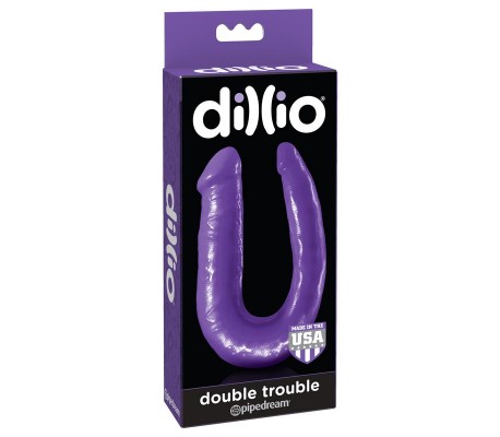 Dildo Doble Double Trouble Púrpura