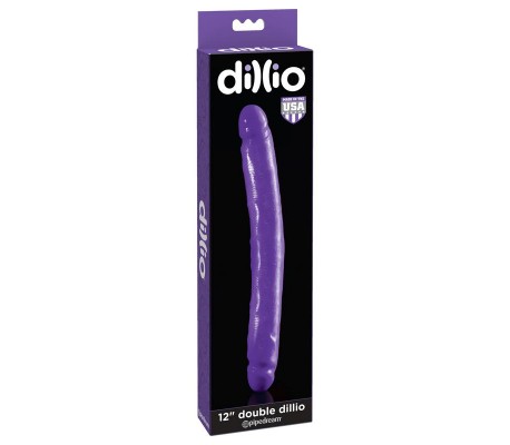 Dildo Doble 30,5 cm Púrpura