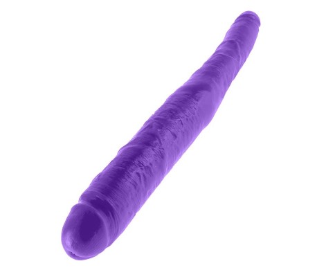 Dildo Doble 40,6 cm Púrpura