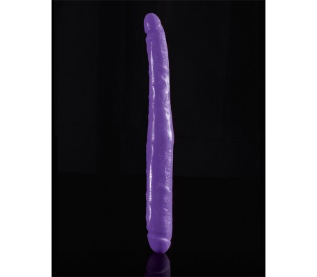 Dildo Doble 40,6 cm Púrpura
