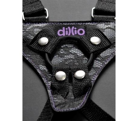 Arnés con Dildo de 16,5 cm Púrpura