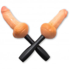 2 Maracas con Forma de Pene 25 cm