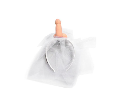 Velo Novia Blanco con Pene