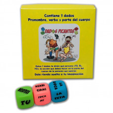 Juego 3 Dados Fluorescentes