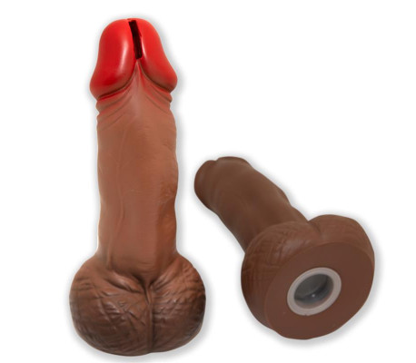 Hucha con Forma de Pene Marrón 22.5 cm
