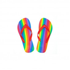 Chanclas con Bandera LGBT+ Talla 44-45