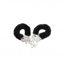 Esposas para Muñecas Forradas de Peluche Negro