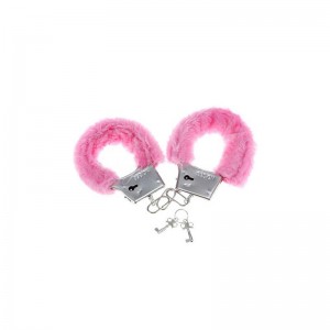 Esposas para Muñeca Forradas de Peluche Rosa