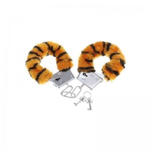 Esposas para Muñecas Forradas de Peluche Tigre