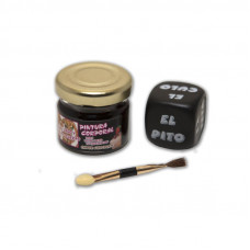 Pintura Chocolate + Pincel y Dado Posturas