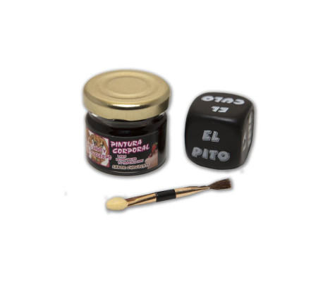 Pintura Chocolate + Pincel y Dado Posturas