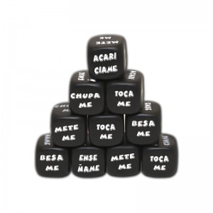 Dado de Acción Negro 1 ud