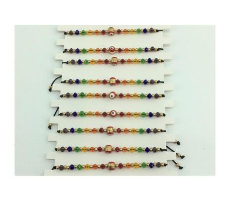 Pulsera Pequeña Ojo Turco Bandera LGBT+