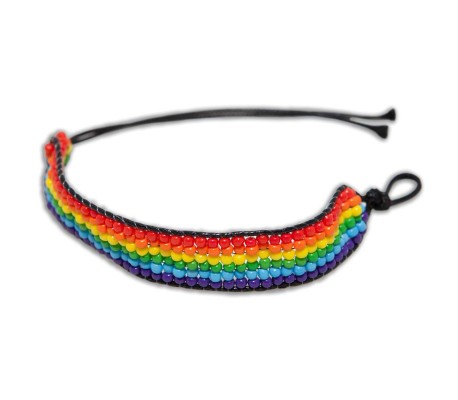 Pulsera de Bolitas Bandera LGBT+