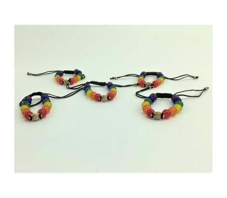 Pulsera Bandera LGBT+ y Ojo Turco