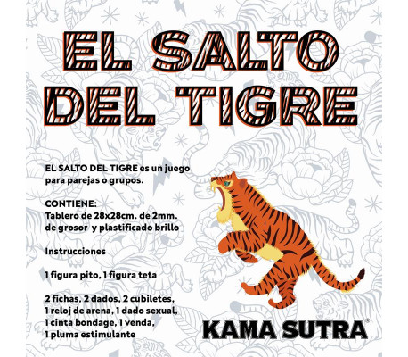 Juego de Mesa el Salto del Tigre Erótico