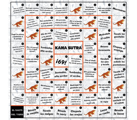 Juego de Mesa el Salto del Tigre Erótico