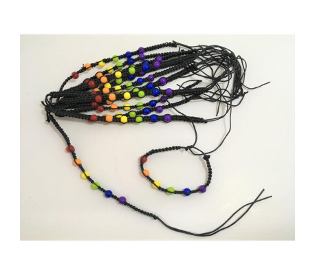 Pulsera Hilo Redonda Bandera LGBT+