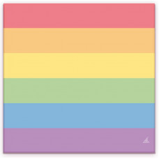 Set 20 Servilletas con Colores Bandera LGBT+