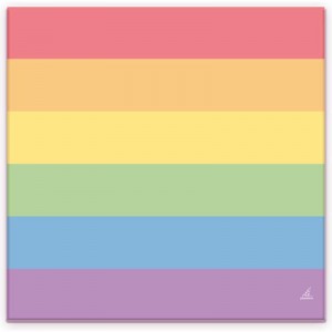Set 20 Servilletas con Colores Bandera LGBT+