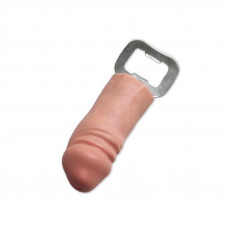 Abridor Metálico con Pene de Goma