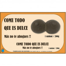 Chocolatina Chocolate Puro Forma de Pecho 200 gr