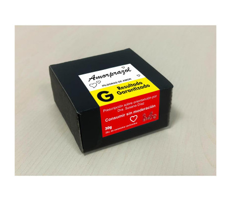 Caja Caramelos Amorprazol 20 und 30gr Cereza