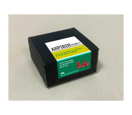 Caja Caramelos Aspirin Plus C 20 und 30 gr