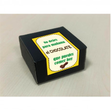 Caja de 8 Bombones Chocolate Puro Forma Pene