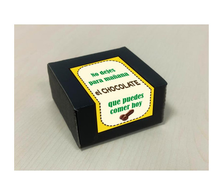 Caja de 8 Bombones Chocolate Puro Forma Pene