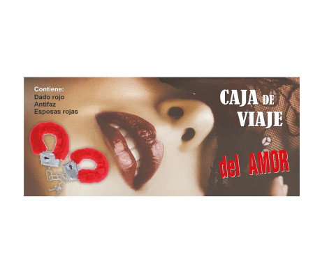 Caja del Amor con Esposas, Dado y Antifaz