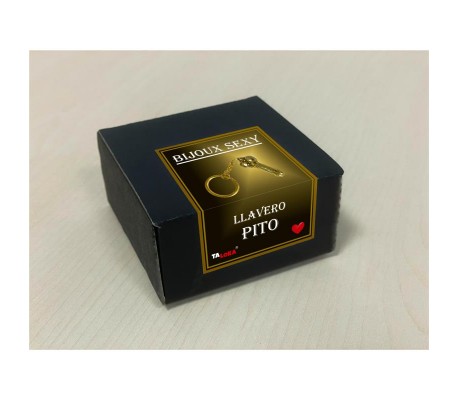 Llavero en Forma de Pene de Color Dorado