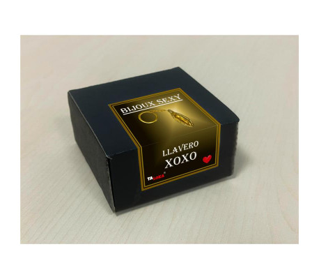 Llavero en Forma de vagina de Color Dorado