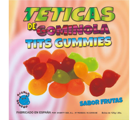 Caja de Gominolas de Pecho Sabor Frutas