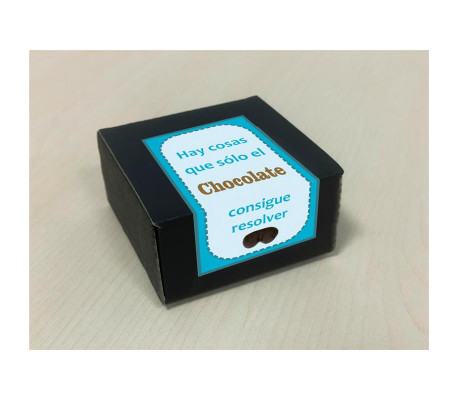 Caja de 8 Bombones Chocolate Puro Forma Pechos