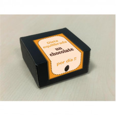 Caja de 8 Bombones Chocolate Puro Forma Labios Vagina