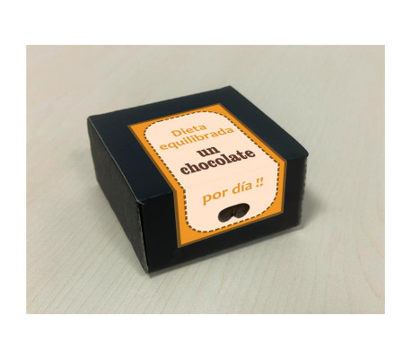 Caja de 8 Bombones Chocolate Puro Forma Pechos