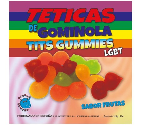 Caja de Gominolas de Pecho Sabor Frutas