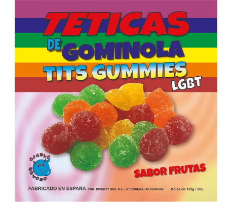 Caja de Gominolas de Pecho Sabor Frutas