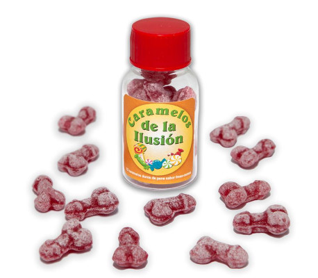 Bote Caramelos Pene Ilusión 12 und
