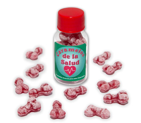 Bote Caramelos Pene Salud 12 und