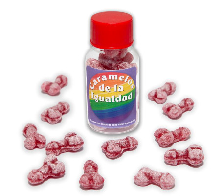 Bote Caramelos Pene Igualdad 12 und