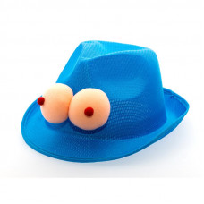 Sombrero Pechos Azul Claro