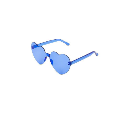 Gafas Party con Forma de Corazon Azul