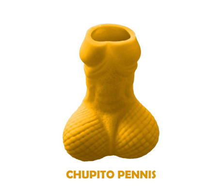 Chupito Forma de Pene color Amarillo